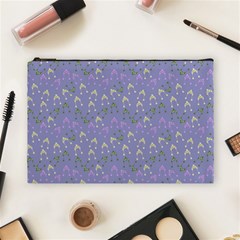 Winter Hats Blue Cosmetic Bag (large) 