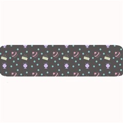 Cakes Yellow Pink Dot Sundaes Grey Large Bar Mats