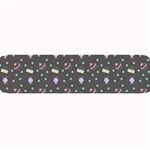 Cakes Yellow Pink Dot Sundaes Grey Large Bar Mats 32 x8.5  Bar Mat