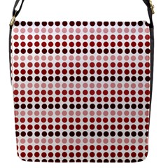 Reddish Dots Flap Messenger Bag (s) by snowwhitegirl
