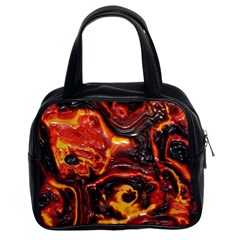 Lava Active Volcano Nature Classic Handbags (2 Sides) by Alisyart