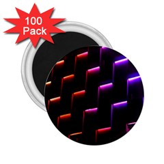 Mode Background Abstract Texture 2 25  Magnets (100 Pack) 