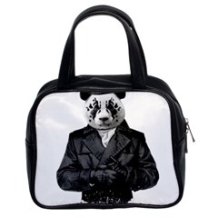 Rorschach Panda Classic Handbags (2 Sides) by jumpercat