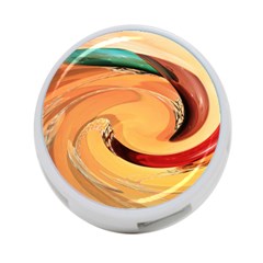 Spiral Abstract Colorful Edited 4-port Usb Hub (one Side)