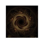 Beads Fractal Abstract Pattern Small Satin Scarf (Square) Front