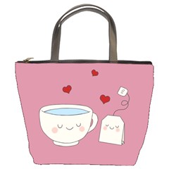 Cute Tea Bucket Bags by Valentinaart