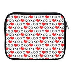 Xoxo Valentines Day Pattern Apple Ipad 2/3/4 Zipper Cases by Valentinaart