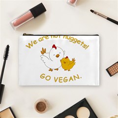 Go Vegan - Cute Chick  Cosmetic Bag (medium) 