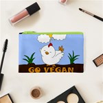 Go Vegan - Cute Chick  Cosmetic Bag (XS) Front