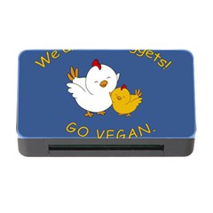 Go Vegan - Cute Chick  Memory Card Reader With Cf