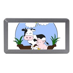 Friends Not Food - Cute Pig And Chicken Memory Card Reader (mini)