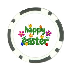 Happy Easter Poker Chip Card Guard