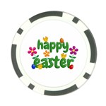 Happy Easter Poker Chip Card Guard Back