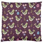 Easter Pattern Large Flano Cushion Case (Two Sides) Back