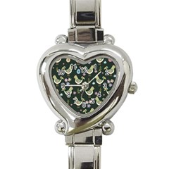 Easter Pattern Heart Italian Charm Watch