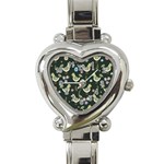 Easter Pattern Heart Italian Charm Watch Front