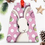 Easter bunny  Bell Ornament (Two Sides) Back