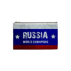 Football World Cup Cosmetic Bag (small)  by Valentinaart