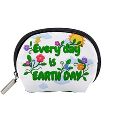 Earth Day Accessory Pouches (small)  by Valentinaart