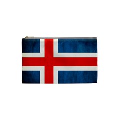 Iceland Flag Cosmetic Bag (small)  by Valentinaart