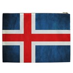 Iceland flag Cosmetic Bag (XXL)  Back