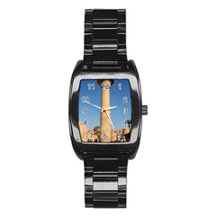 Temple Of Karnak Luxor Egypt  Stainless Steel Barrel Watch