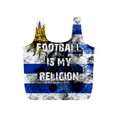 Football Is My Religion Full Print Recycle Bags (s)  by Valentinaart