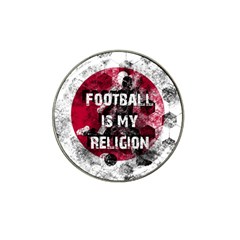 Football Is My Religion Hat Clip Ball Marker (10 Pack) by Valentinaart