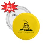 Gadsden Flag Don t tread on me 2.25  Buttons (100 pack)  Front