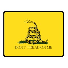 Gadsden Flag Don t Tread On Me Double Sided Fleece Blanket (small) 