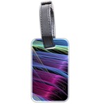 Abstract Satin Luggage Tags (Two Sides) Back
