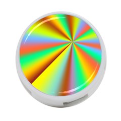 Burst Radial Shine Sunburst Sun 4-port Usb Hub (one Side)