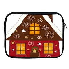 Christmas House Clipart Apple Ipad 2/3/4 Zipper Cases by Sapixe