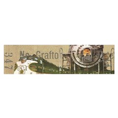 Train Vintage Tracks Travel Old Satin Scarf (oblong)