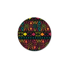 Ethnic Pattern Golf Ball Marker