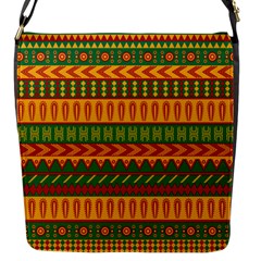 Mexican Pattern Flap Messenger Bag (s) by Sapixe