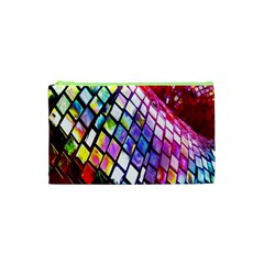 Multicolor Wall Mosaic Cosmetic Bag (xs) by Sapixe