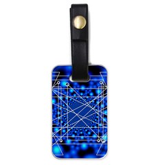 Network Connection Structure Knot Luggage Tags (one Side) 