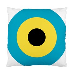 Roundel Of Royal Bahamas Defence Force Air Wing Standard Cushion Case (two Sides) by abbeyz71