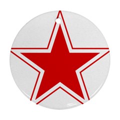 Roundel Of Belarusian Air Force Ornament (round) by abbeyz71