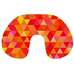 Triangle Tile Mosaic Pattern Travel Neck Pillows