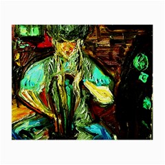 Girl In The Bar Small Glasses Cloth (2-side)