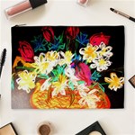Dscf1390 - basket flowers Cosmetic Bag (XL) Front