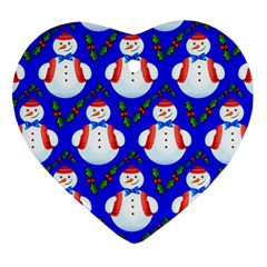 Seamless Repeat Repeating Pattern Heart Ornament (two Sides) by Sapixe