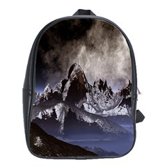 Mountains Moon Earth Space School Bag (xl) by Sapixe