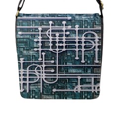 Board Circuit Control Center Flap Messenger Bag (l) 