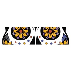 Sugar Skull Satin Scarf (oblong)