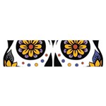 Sugar Skull Satin Scarf (Oblong) Front