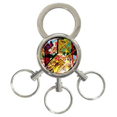 Absurd Theater In And Out 3-ring Key Chains by bestdesignintheworld