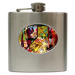 Absurd Theater In And Out Hip Flask (6 Oz) by bestdesignintheworld